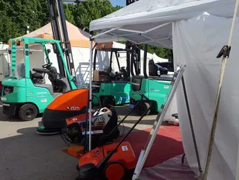 Tg Car Carrelli elevatori in fiera
